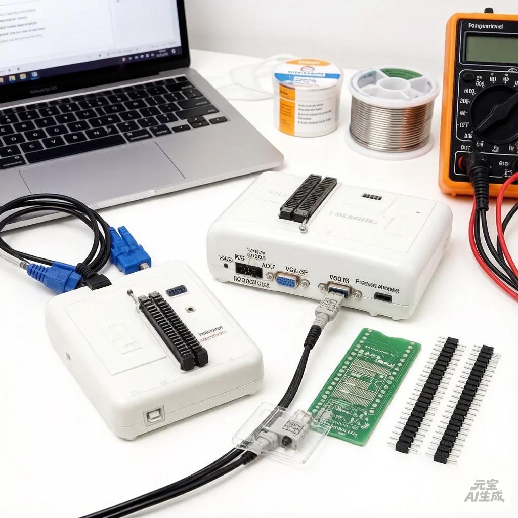 2025 2026 Universal RT809H Programmer Supports nor NAND EMMC EC MCU ISP New Version