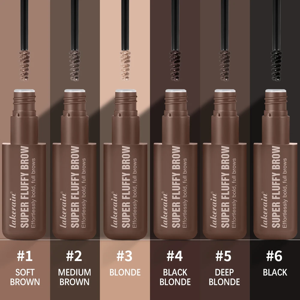 Superfluff Volumizing Brow Mousse Eyebrow Gel Thick Eyebrows Tint Tinted Brow Gel Multiple Color Long-Lasting Waterproof Makeup