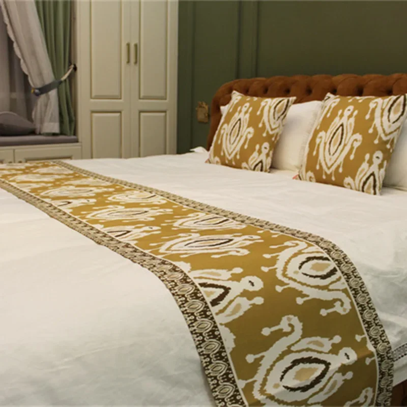 1pcs Bed Scarf Nordic Minimalist Style and Bed Flags Cover Cloths Suitable for Home Use in Hotels Available in Multiple Colors