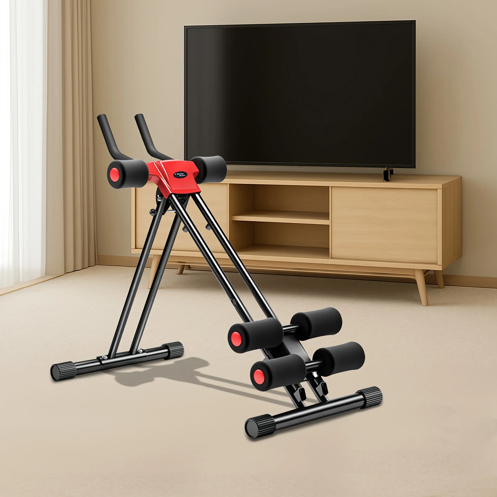 

Adjustable Ab Workout Machine Suitable for Home Gym - Full Body Abdominal Trainer with Foldable, Strengthening & Belly