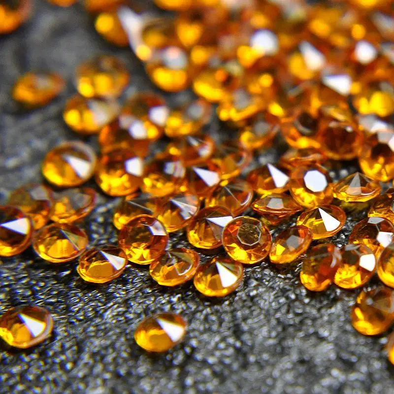1000 Teile/los 4,5mm Acryl Kristalle Streuung Tisch Diamant Strass Edelsteine Konfetti Hochzeit Dekoration Gunsten – Detail 3