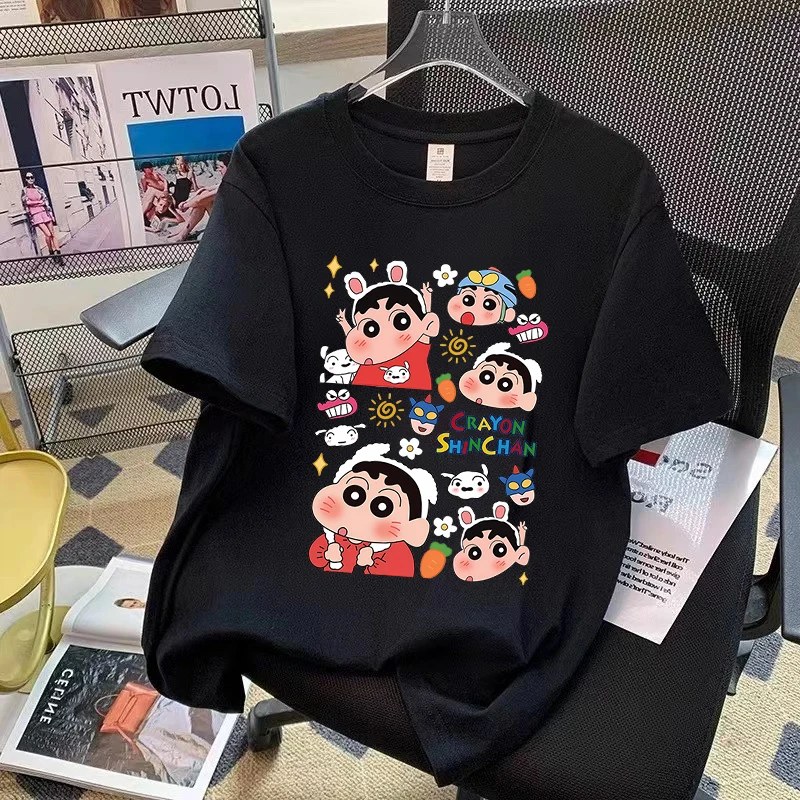 Футболка-унисекс-crayon-shin-chan-свободная-с-коротким-рукавом-с-принтом-аниме-и-мультфильмов-повседневная-летняя-одежда-для-мужчин-и-женщин