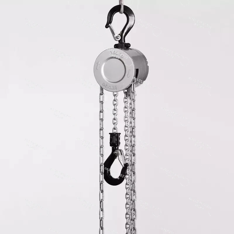 Mini chain block 250KG500kg3m aluminum alloy hand hoist chain inverted mini chain block