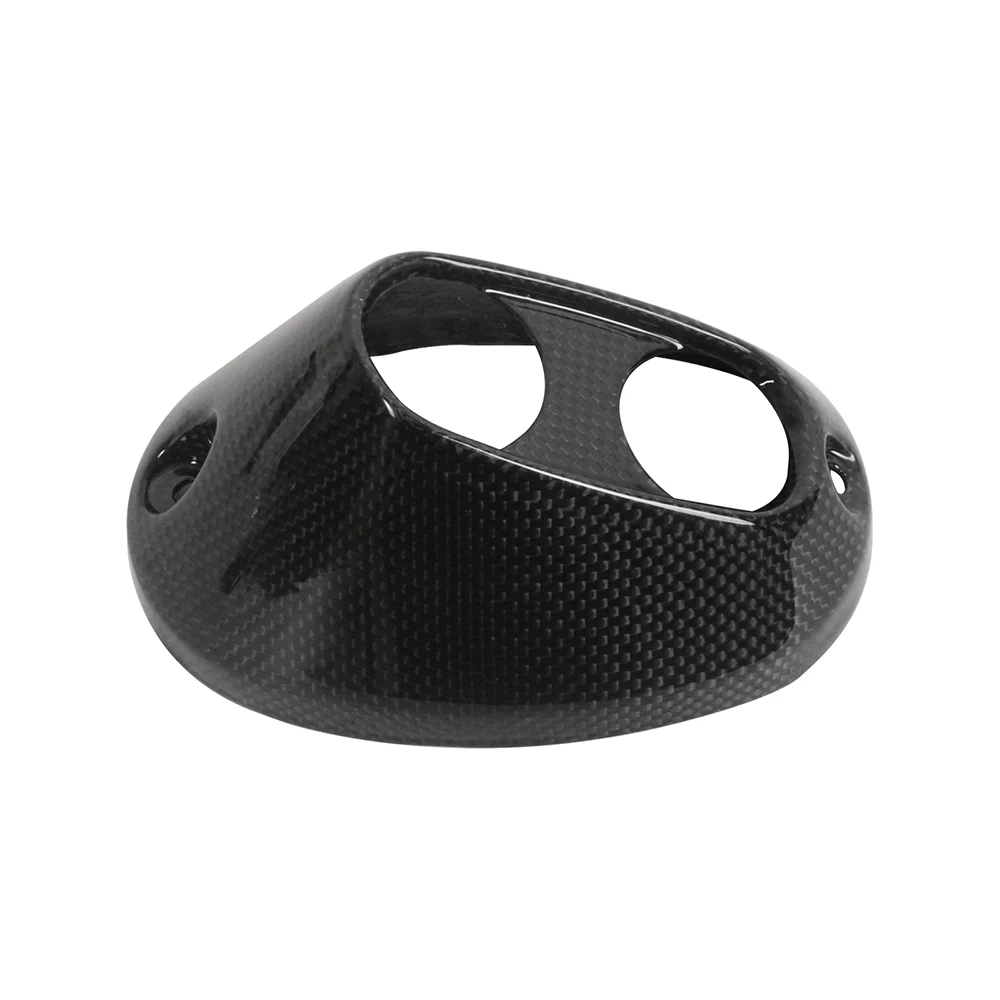 Carbon Fiber Exhaust End Cap Cover For Ducati DesertX 2022 2023