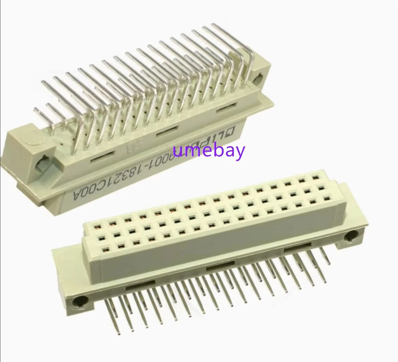 10 pieces. European socket 232 connector bent pin female socket 3 * 16P 32P 9001-18321C00A 2.54MM