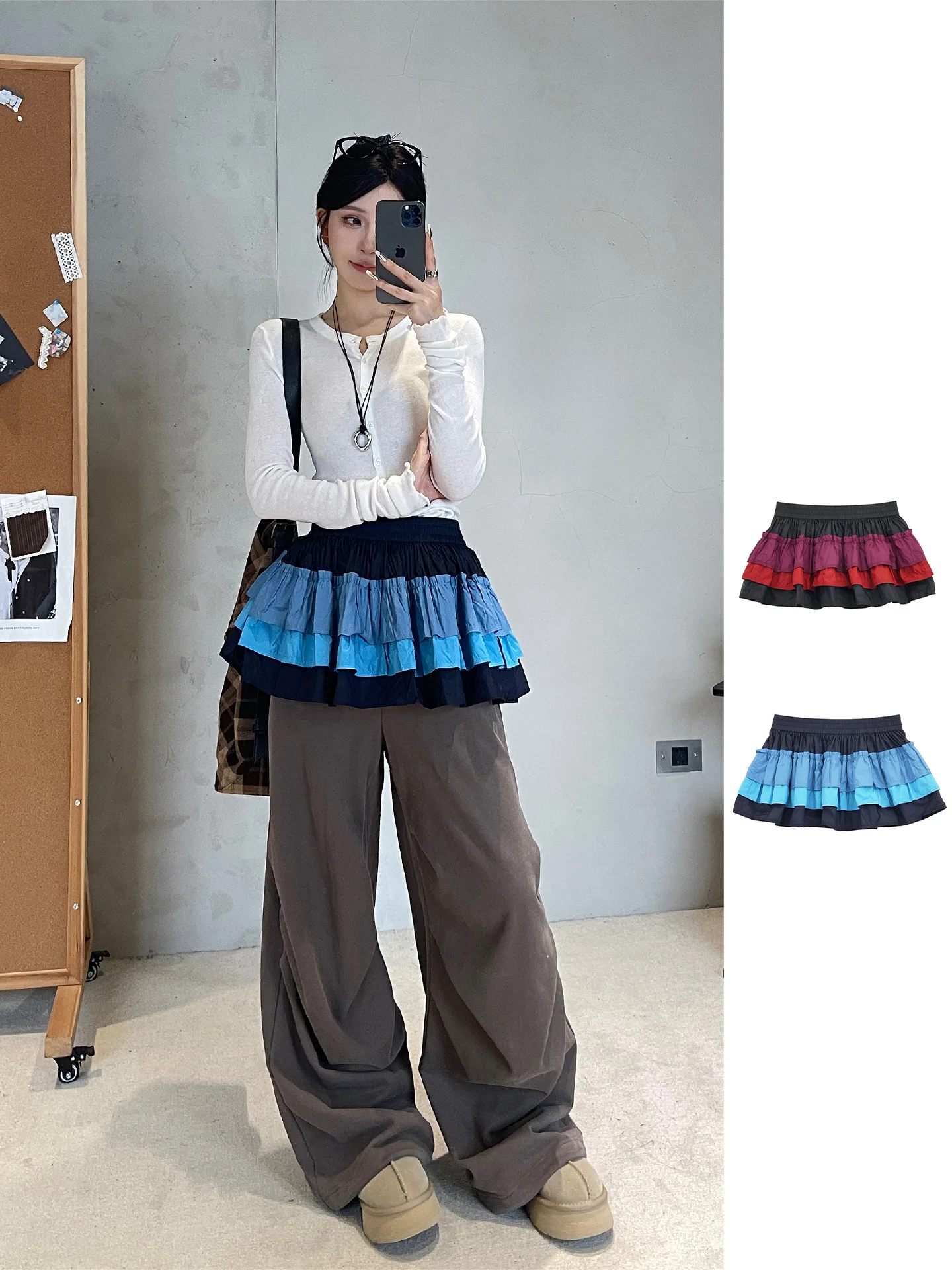 

Новая коллекция: Женская юбка-«торт» с высокой талией из нейлона, без растяжения, для повседневной носки, весна-лето-осень