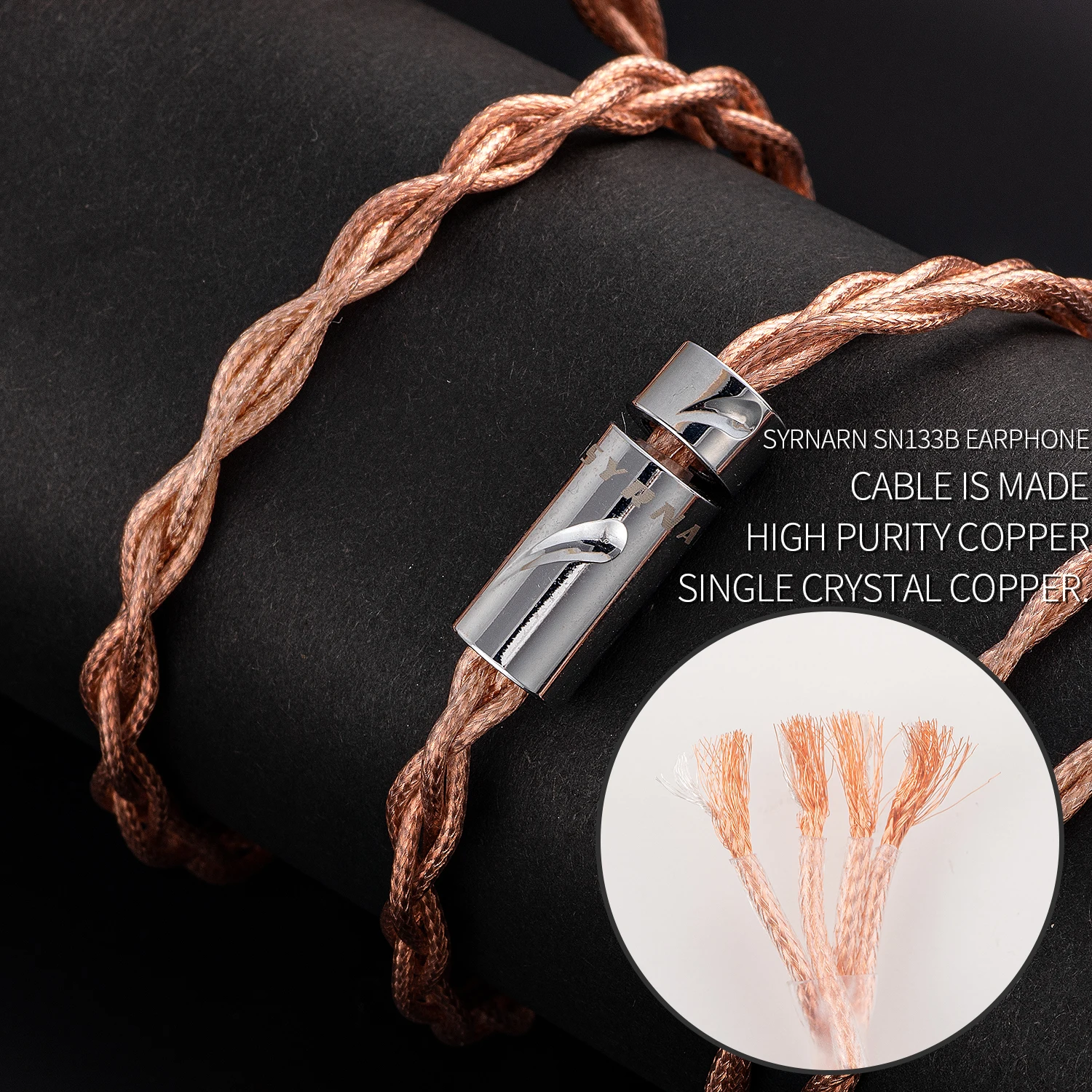 SYRNARN IEM 2pin-0. 78 MMCX QDC cavo di aggiornamento sostitutivo bilanciato 2.5mm 3.5mm 4.4mm per Shure SE535/846/425/315 UE900S per FiiO