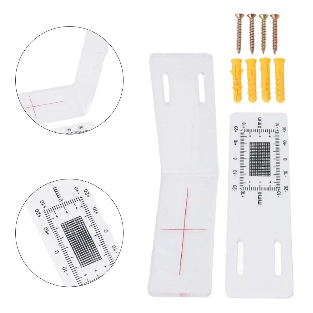 L-shaped Wall Corner Crack Ruler Crack Gauge Monitor Monitoring Record For Monitoring Wall Deformation And Crack Measuring Tools