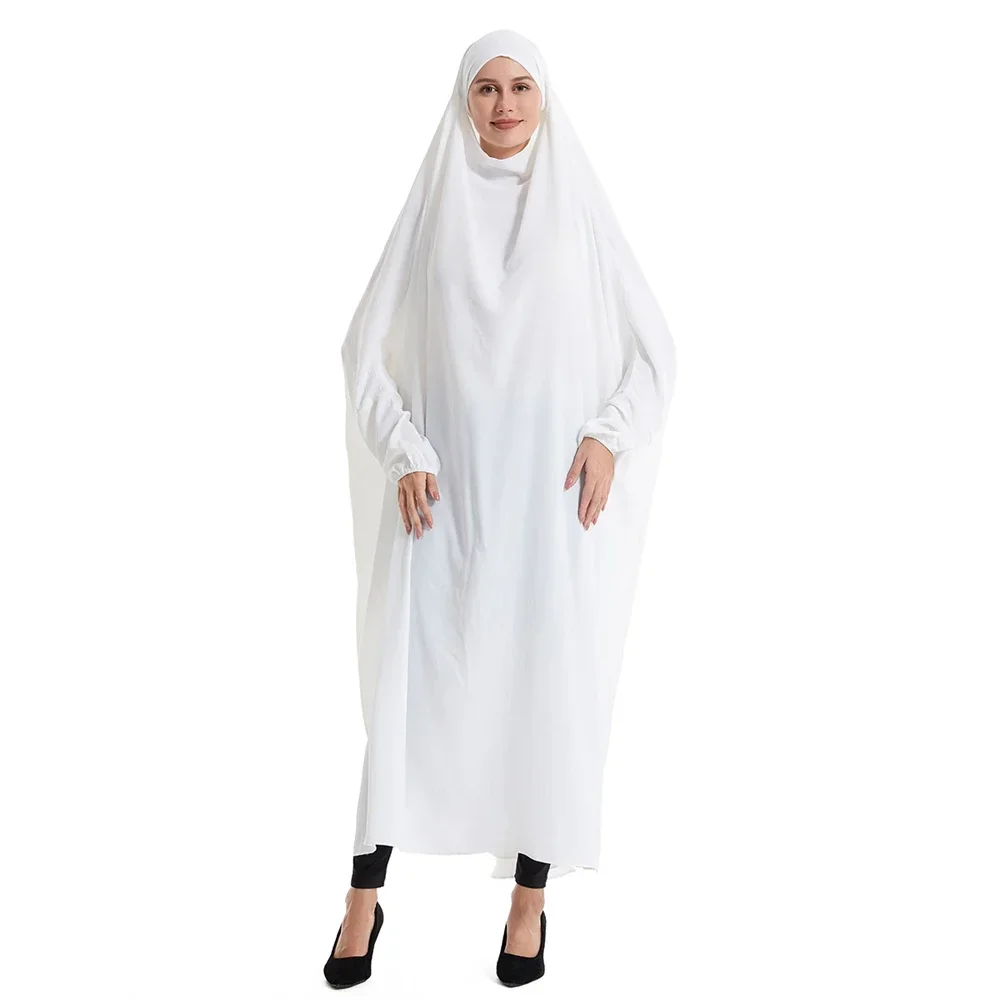 Overhead Prayer Garment Abaya Women Muslim Khimar Full Cover Long Maxi Dress Turkey Dubai Ramadan Kaftan Islam Arab Gown Kaftan