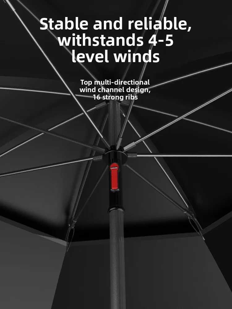 

Новый зонт Jia Zhi Dong Fiing 20225, уличный солнцезащитный козырек, водонепроницаемый универсальный зонт-трость, черный клей, снаряжение Fiing