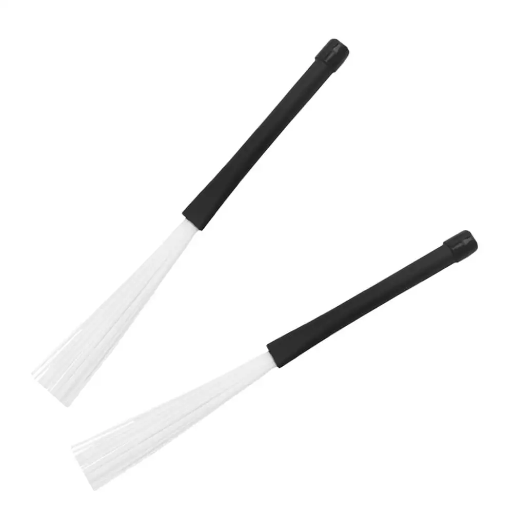 

2pcs Drum Brush Jazz Brushes Percussion Sticks Wire Kit Nylon Accessories Drumsticks Durable Flexible Sound Effects Drum Players