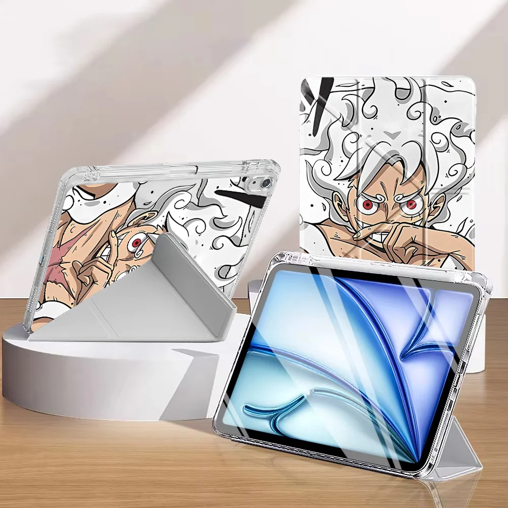 Hot Cartoon Patterns Tablet Case For iPad Air 8 M2 M3 3 Pro 13 2025 2026 10th Gen Mini 7 6 5 9th 12th 11th With Pen Slot Cover