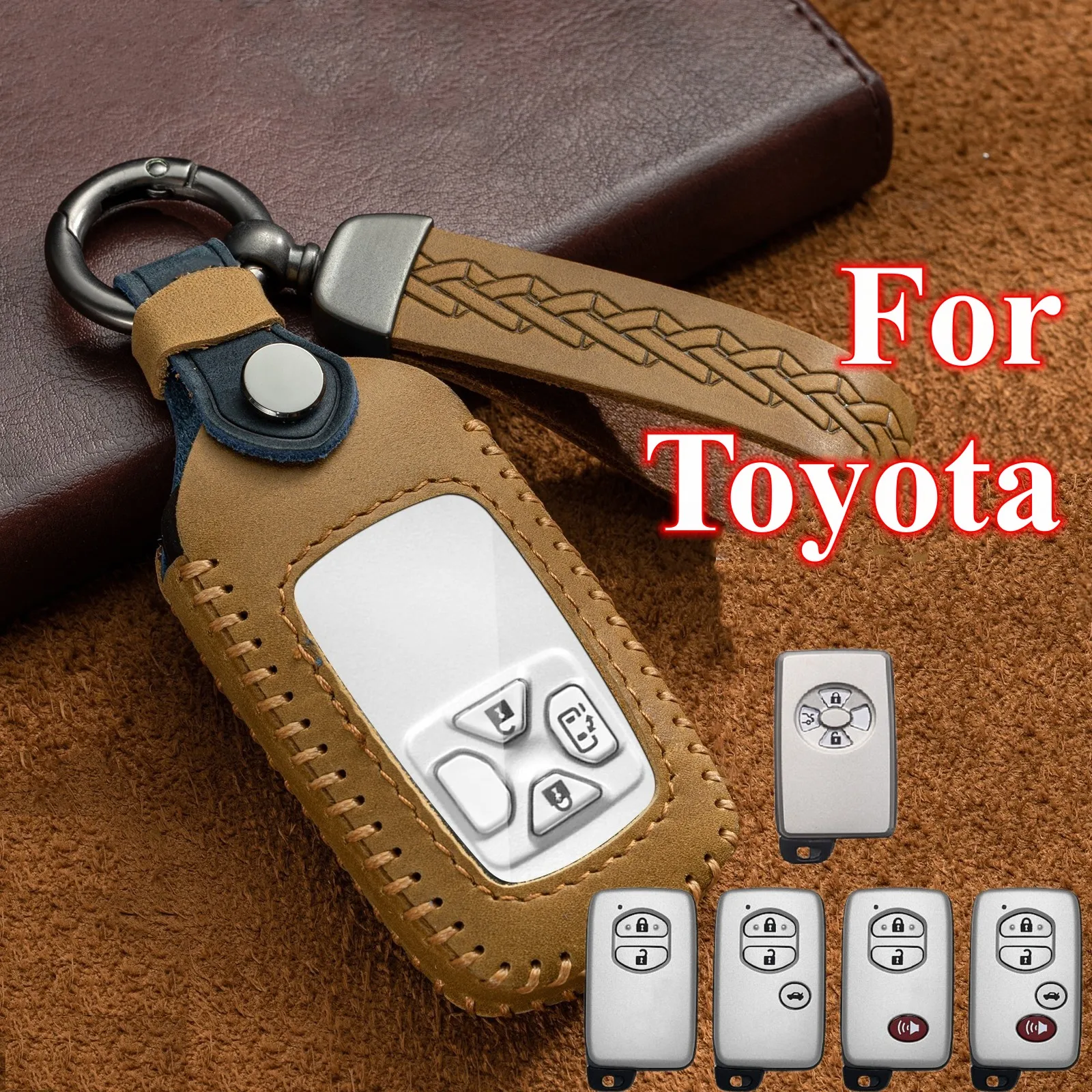 

Car Key Case Cover for Toyota Noah Tarago Mark X RAV4 Voxy Corolla Yaris Estima Prius 30 Alpha Aqua Land Cruiser Auris Lexus 20