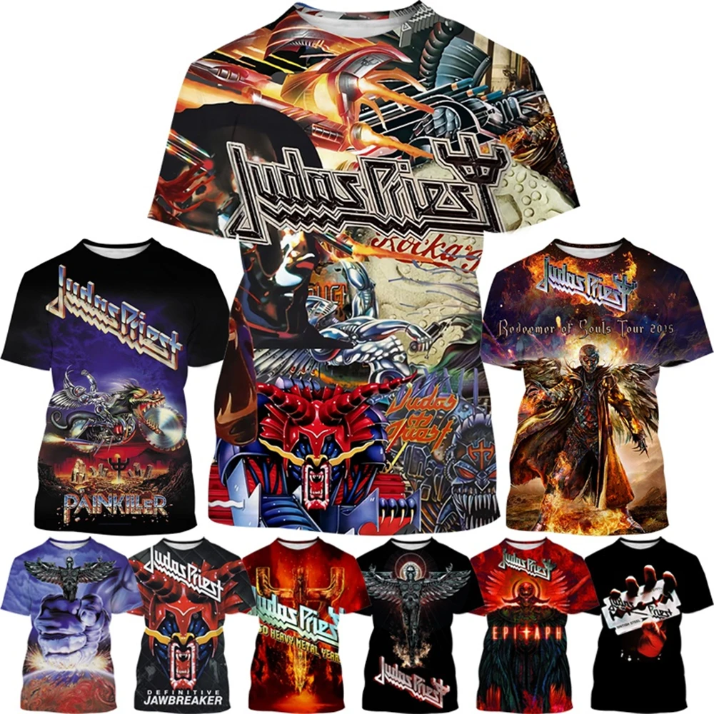 Band Hip-Hop Rock Sänger Fan 3D-Druck Schnell Trocknend Atmungsaktives Herren T-Shirt Street Casual Mode Kurzarm Kleidung Sommer Jungen Top