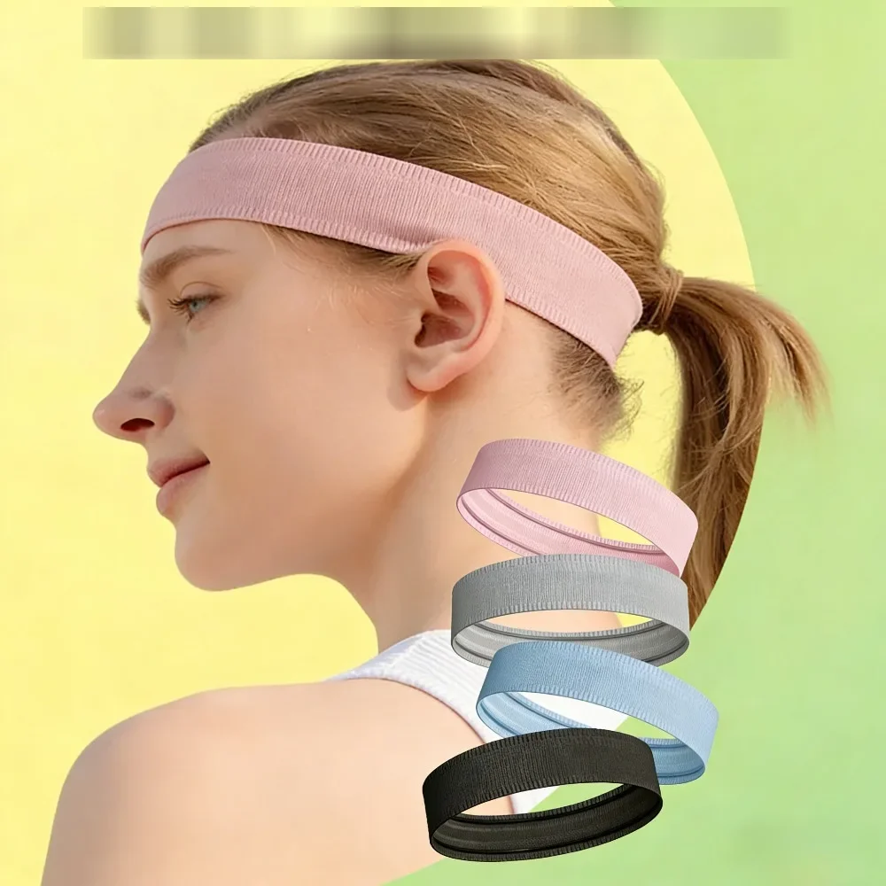 

1 PC Towel Cloth Headband Sweat Bandage Sport Head Hair Band Workout Tennis Fitness Jog Basketball Running Sweatband Women Men