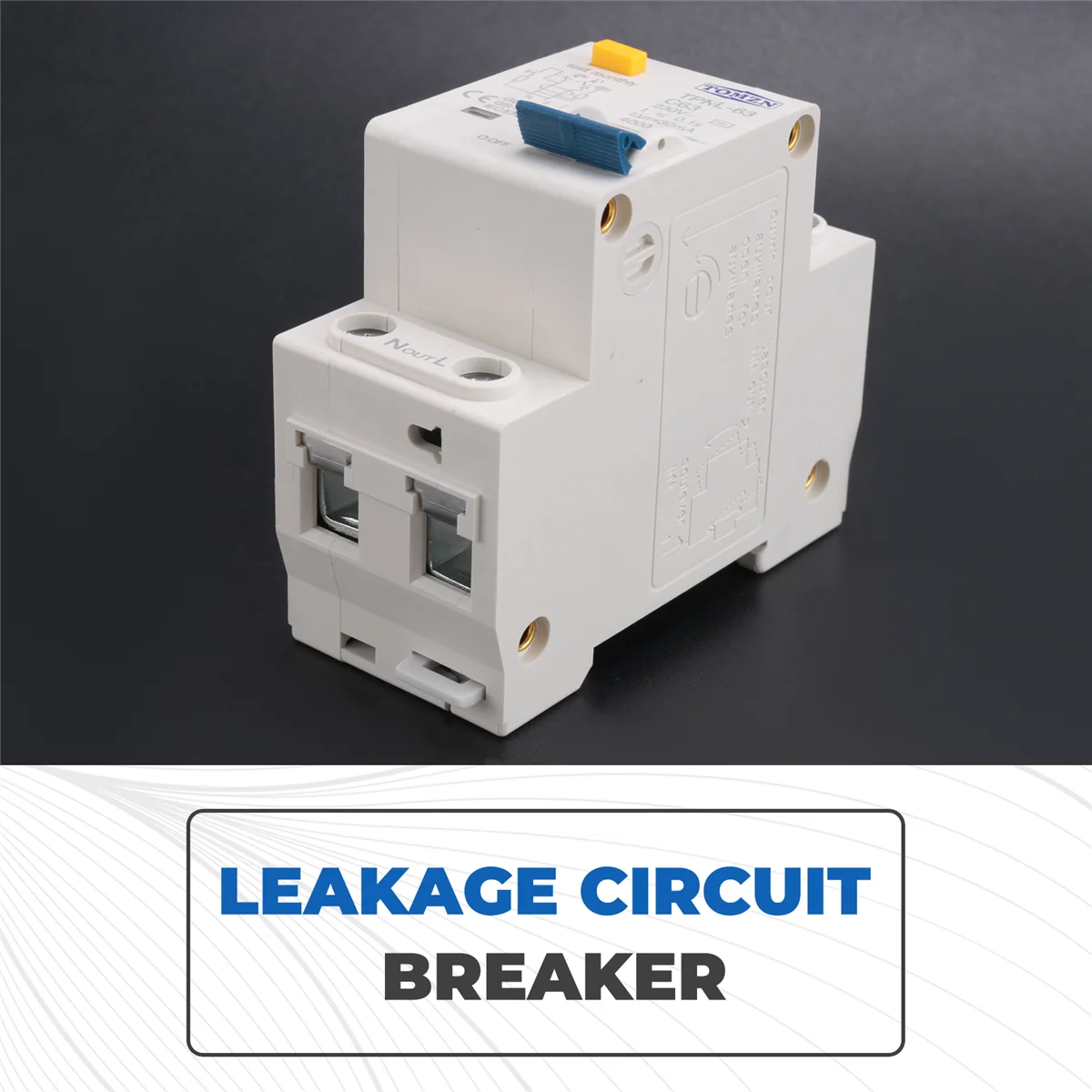 ABJS  TPNL DPNL 230V 1P+N Residual Current Circuit Breaker with over and Short Current Protection RCBO MCB, TPNL 63A
