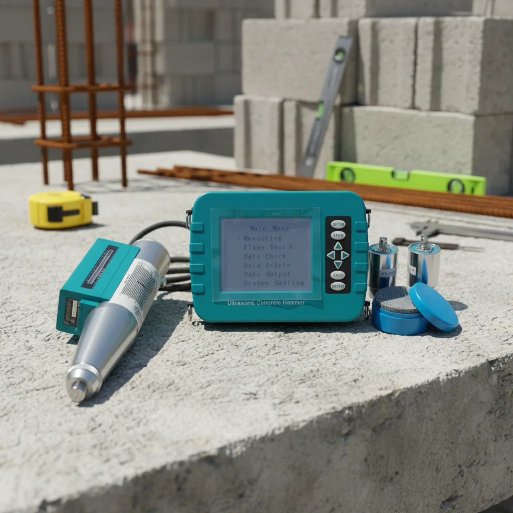 Ultrasonic Pulse Velocity Tester With Rebound Hammer
