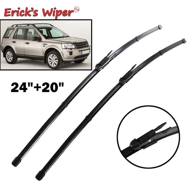 Erick\'s Wiper LHD Front Wiper Blades For Land Rover Freelander 2 LR2 2006 - 2014 Windshield Windscreen Window Brushes 24\