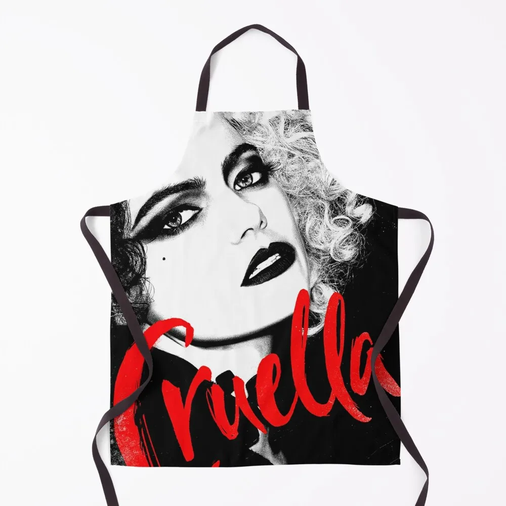 Cruella De Vil Apron Chef Uniform For Men Korean Apron