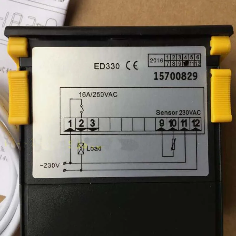 ED330 Temperature Controller Range-45-120 Temperature Controller for Refrigeration and Heating