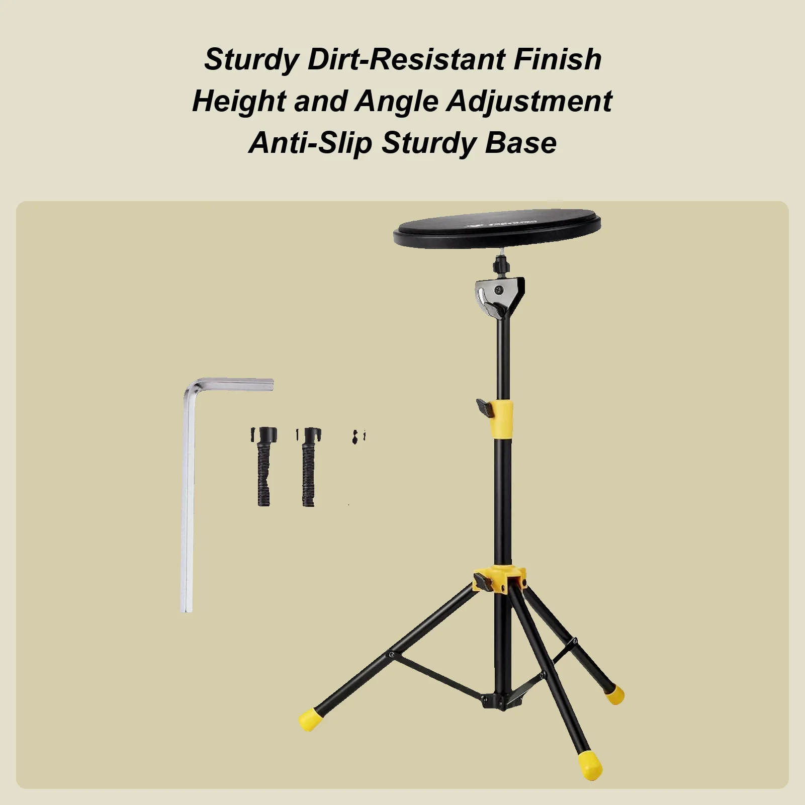 

Drum Stand Silent Lifting Drum Stand Tripod Gear Rack Holder Accessories For Practice Audio Kids Live Home Studio Table Drumming