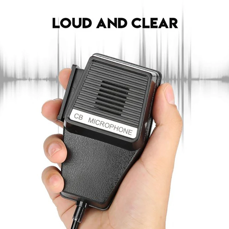 CB Radio Speaker Mic Microphone 4 Pin for Cobra Car CB Walkie Talkie Transceiver Accessories PR240 PR245 PR350 PR375 PR550 MIC