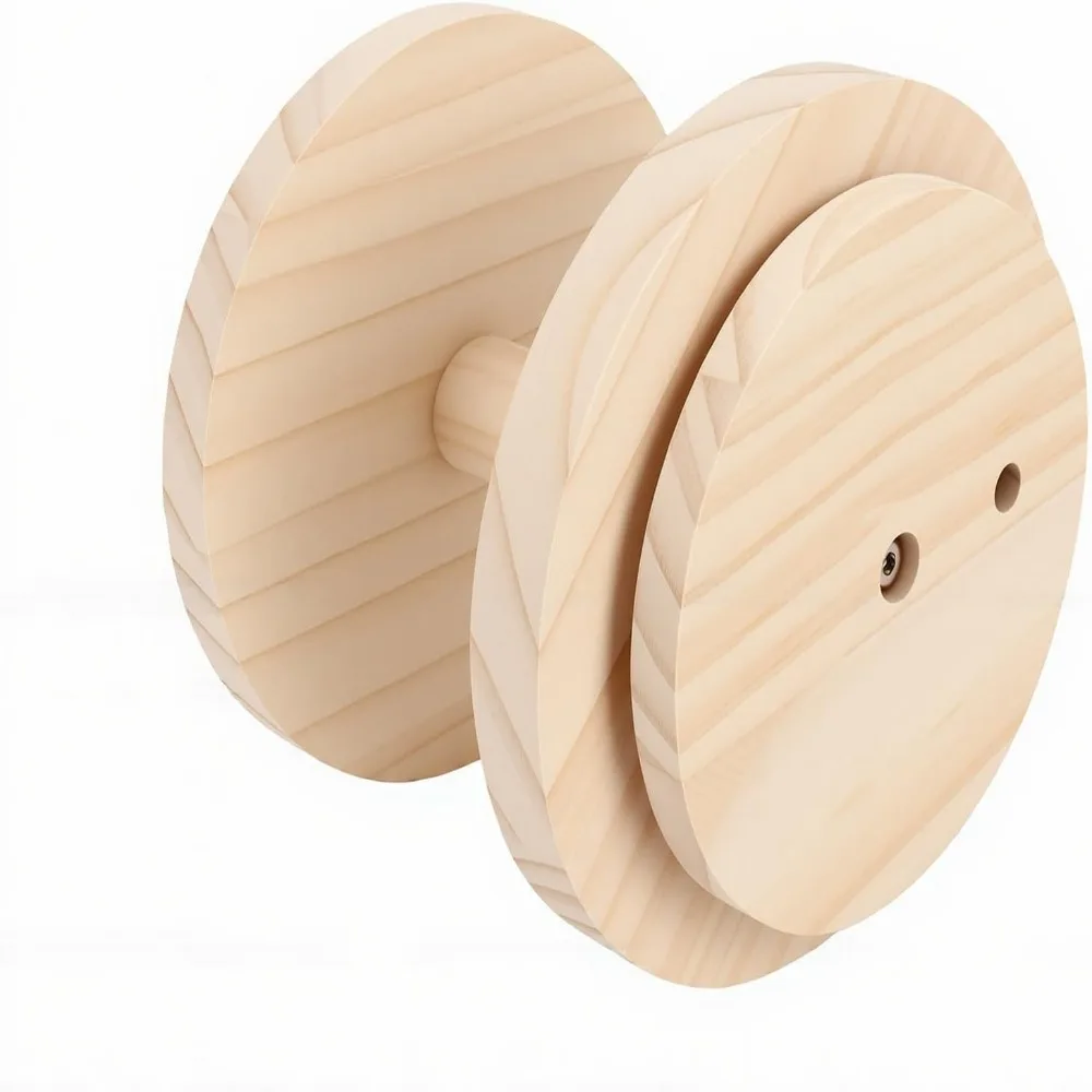Round Rotating Base Essential Oil Display Stand Pine Wood Tabletop Design Essential Oil Storage Box Wooden Essential Oil Rack
