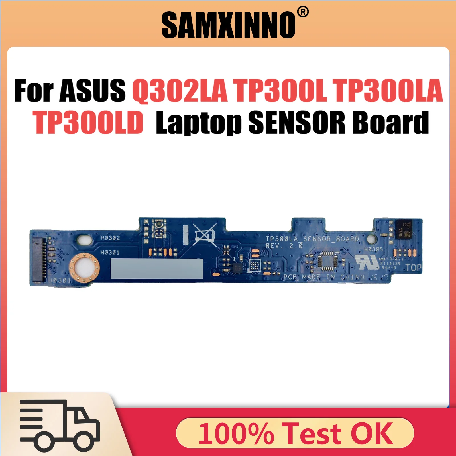 For ASUS Q302LA TP300L TP300LA TP300LD Laptop SENSOR Board 100% Tested Fast Ship