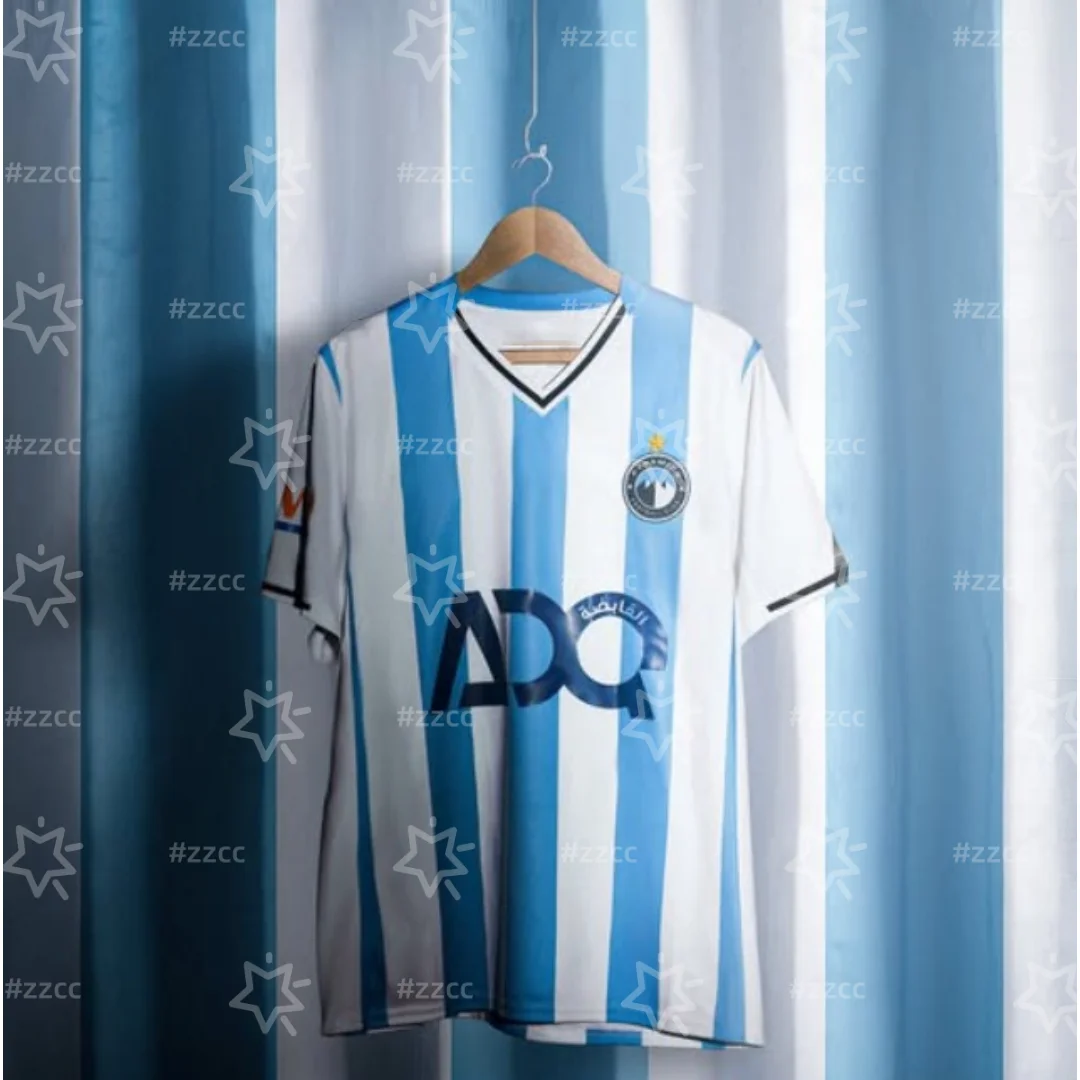 

25-26 Египетская Премьер-лига Пирамиды FC матч тренировочная майка Футбольная майка Спортивная быстросохнущая мужская футболка Детская одежда