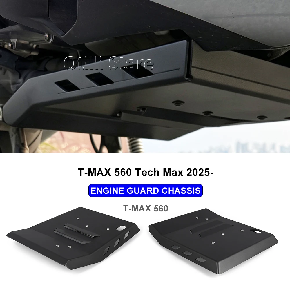 

Lower Engine Guard Bottom Chassis Fit For Yamaha TMAX560 T-MAX 560 Tech Max 2025+ Protection Cover Belly Pan Skid Plate ﻿