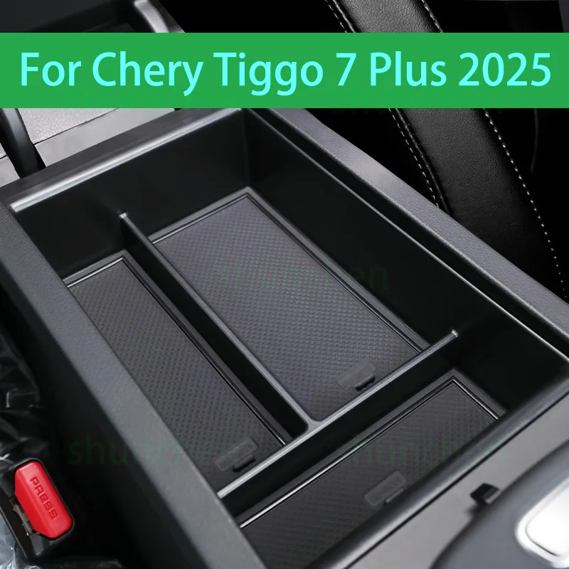 

Car Center Console Armrest Storage Box for Chery Tiggo 7 Plus 2025 Center Console ABS Storage Interior Accessories