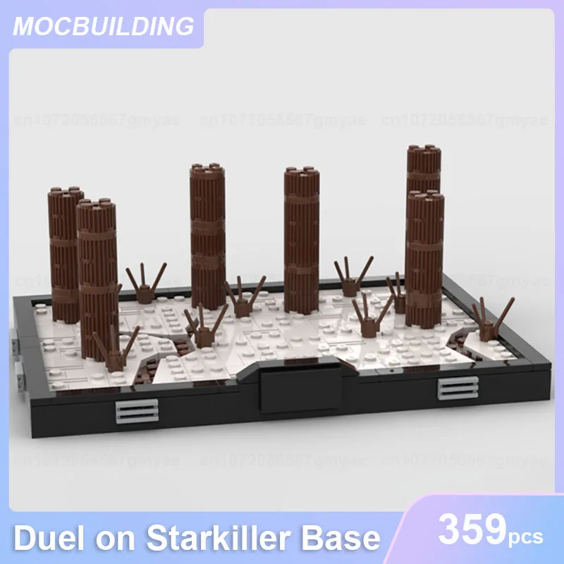 Duelo em Starkiller Base Modelo MOC Blocos de Construção DIY Montar Tijolos Espaço Arquitetura Educacional Brinquedos Criativos Presentes 359PCS