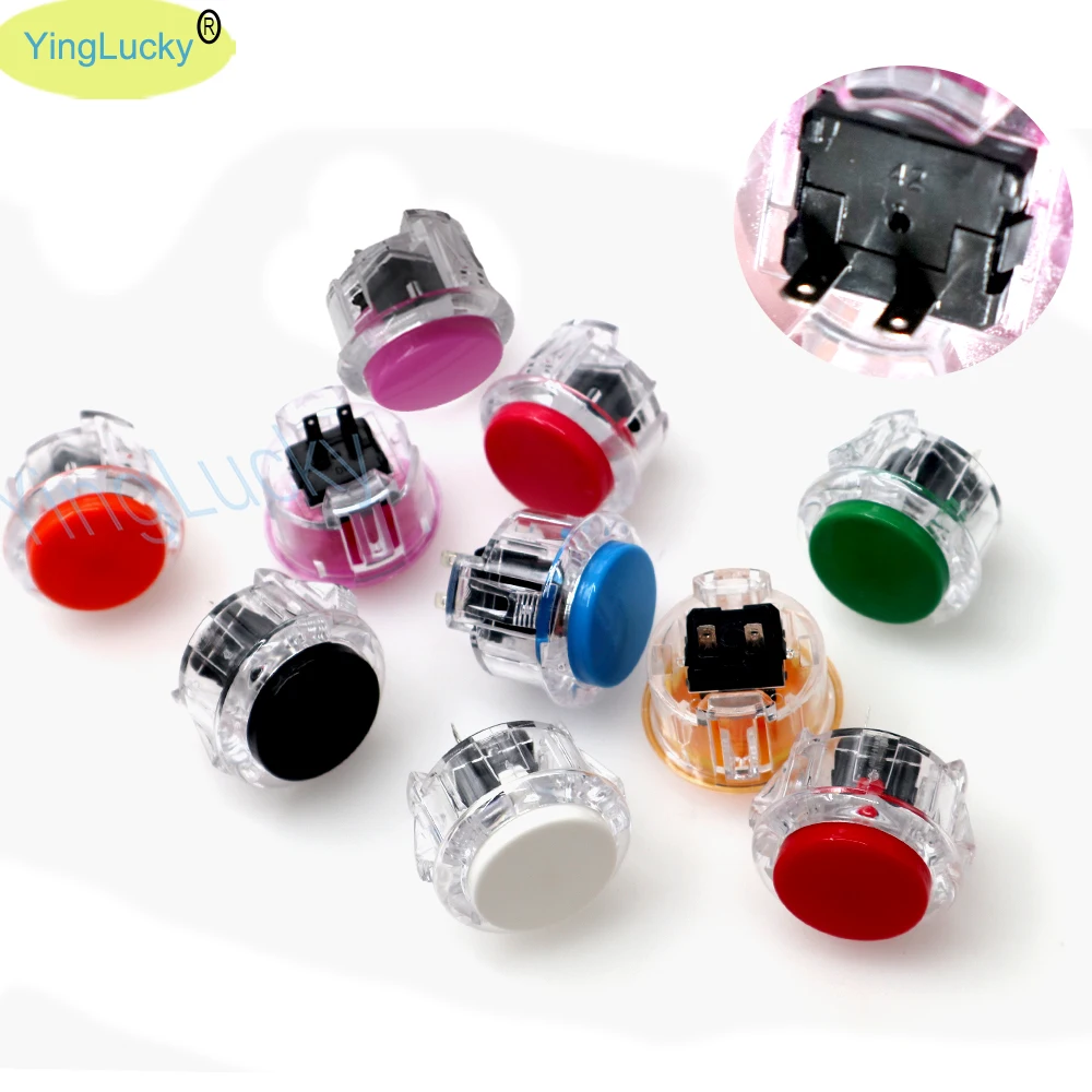 Arcade Diy kit game Joystick Clear Push Button Zero Delay Usb Board Controller For PC Raspberry Pi Mame Neo Geo Copy SANWA Kit