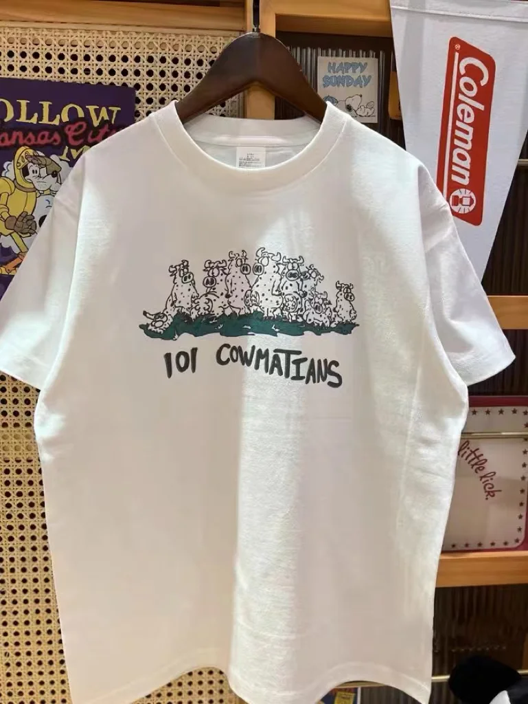 

American Sle Heavyweight Pure Cotton ort Sve T-irt ex Summer Loose Top Youth Faion Casual Print Outerwear