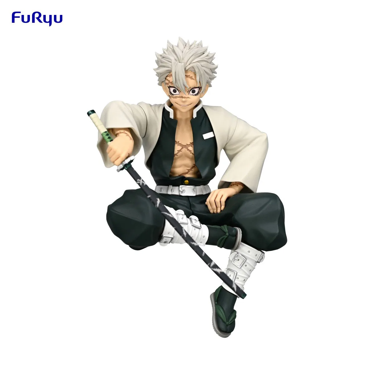 

FuRyu Noodle Stopper Blade of Demon Destruction Shinazugawa Sanemi Original Collection Series Anime Figure Action Figure