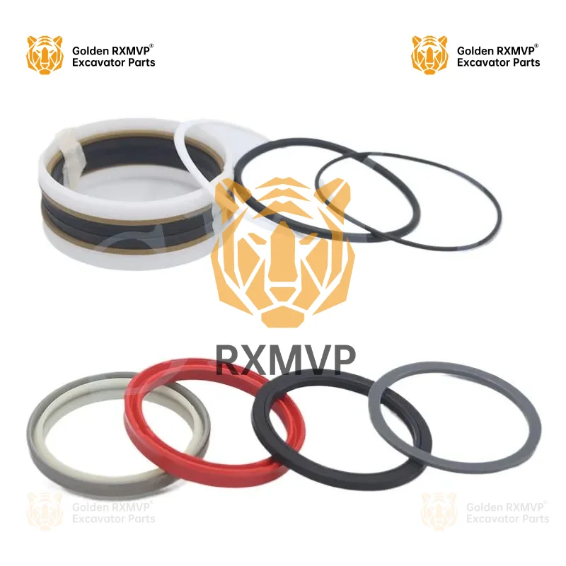 Kobelco E300 Walking Tensioning Oil Seal Cylinder Sealing Ring Middle Arm Big Arm Bucket Arm Repair Kit Excavator Accessories