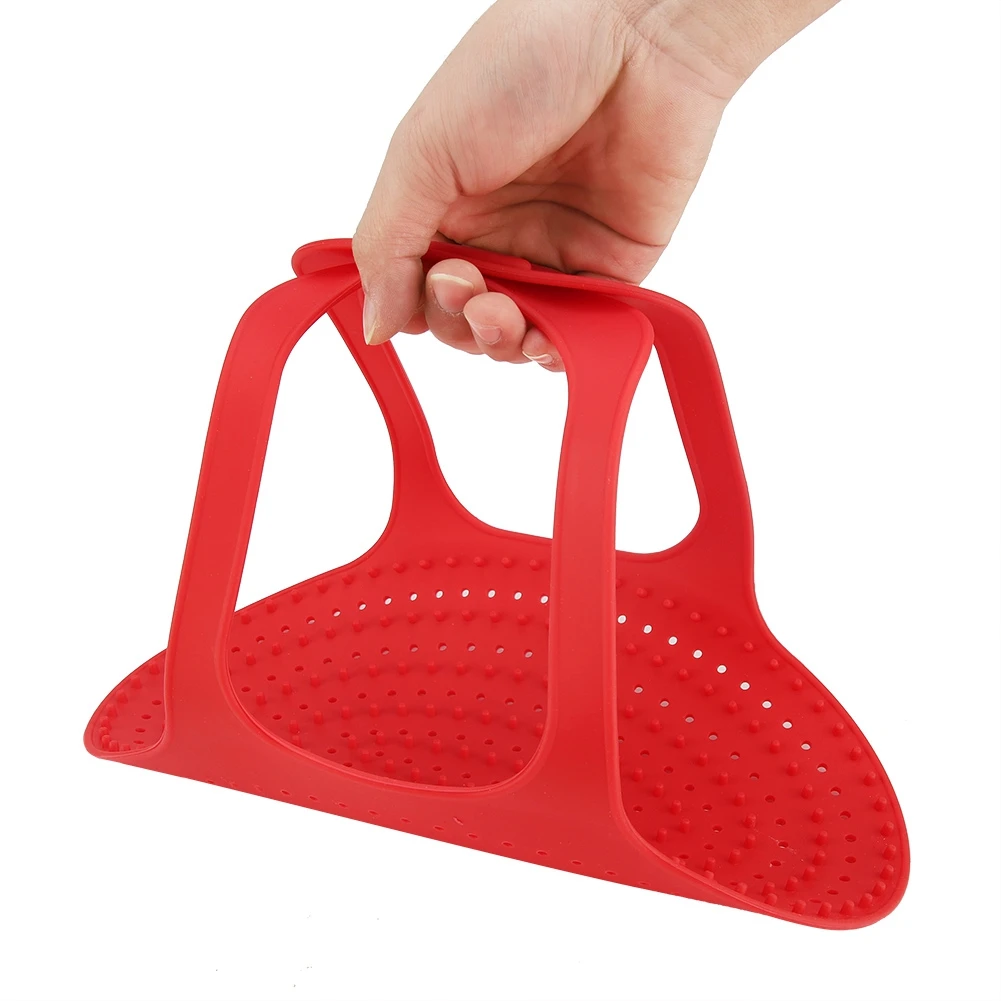 Food Grade Siliconen Hittebestendige Kalkoenheffer Non-Stick Gevogelte Kookmat (Rood)