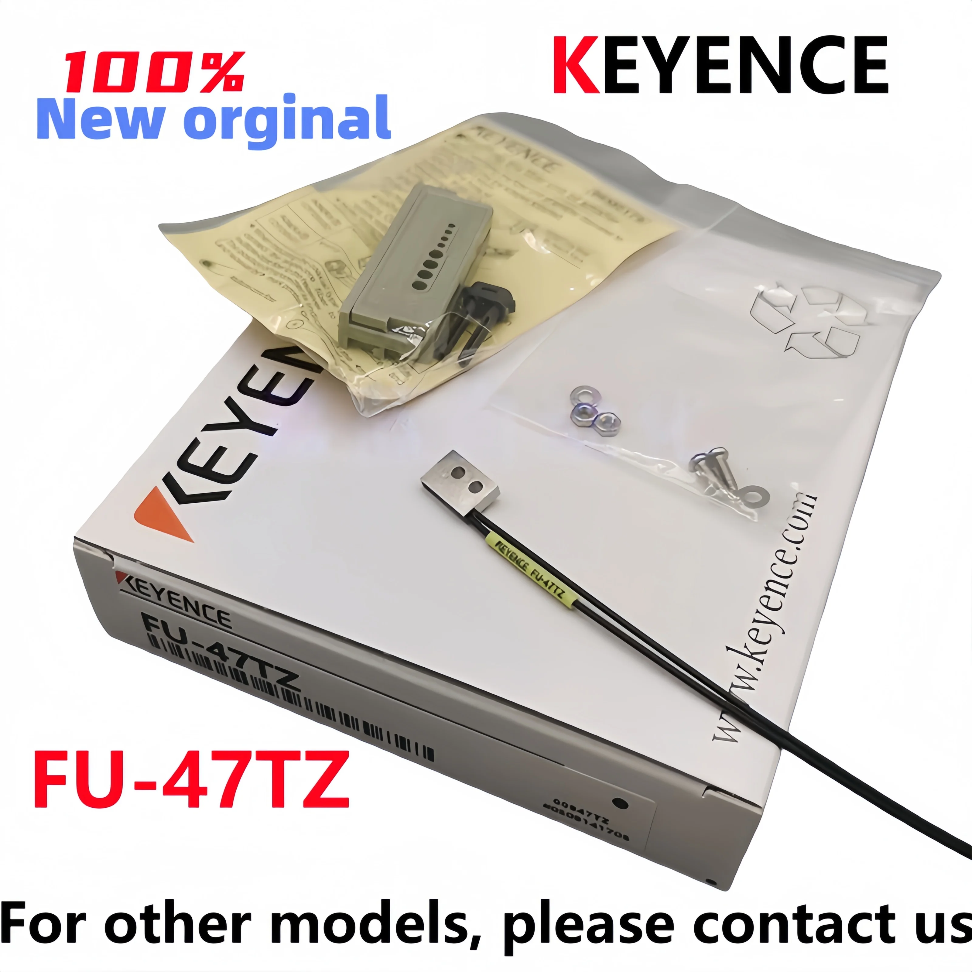 Brand new Original FU47TZ KEYENCE Flat plate bracket-type diffuse reflection fiber optic
