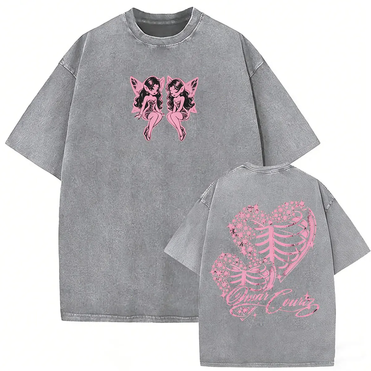 Vintage Washed Omar Courtz Por Si Manana No Estoy Tour T-Shirts Herren Damen Mode Ästhetisches T-Shirt Streetwear Oversized T-Shirt – Detail 11