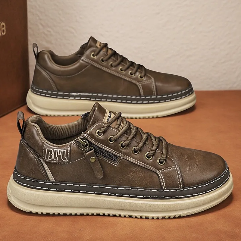 

2026 New Men Shoes Skateboard Sneakers Casual Leather Outdoor Hiking Tennis Sports Running Platform Loafers Designer Luxury