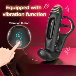 Self Pleasure Men's Ring Power Ring Sex Suit Sleeve For Penis Doll Vagina Toys For Adults Bulet Erotic Products For Men Toys