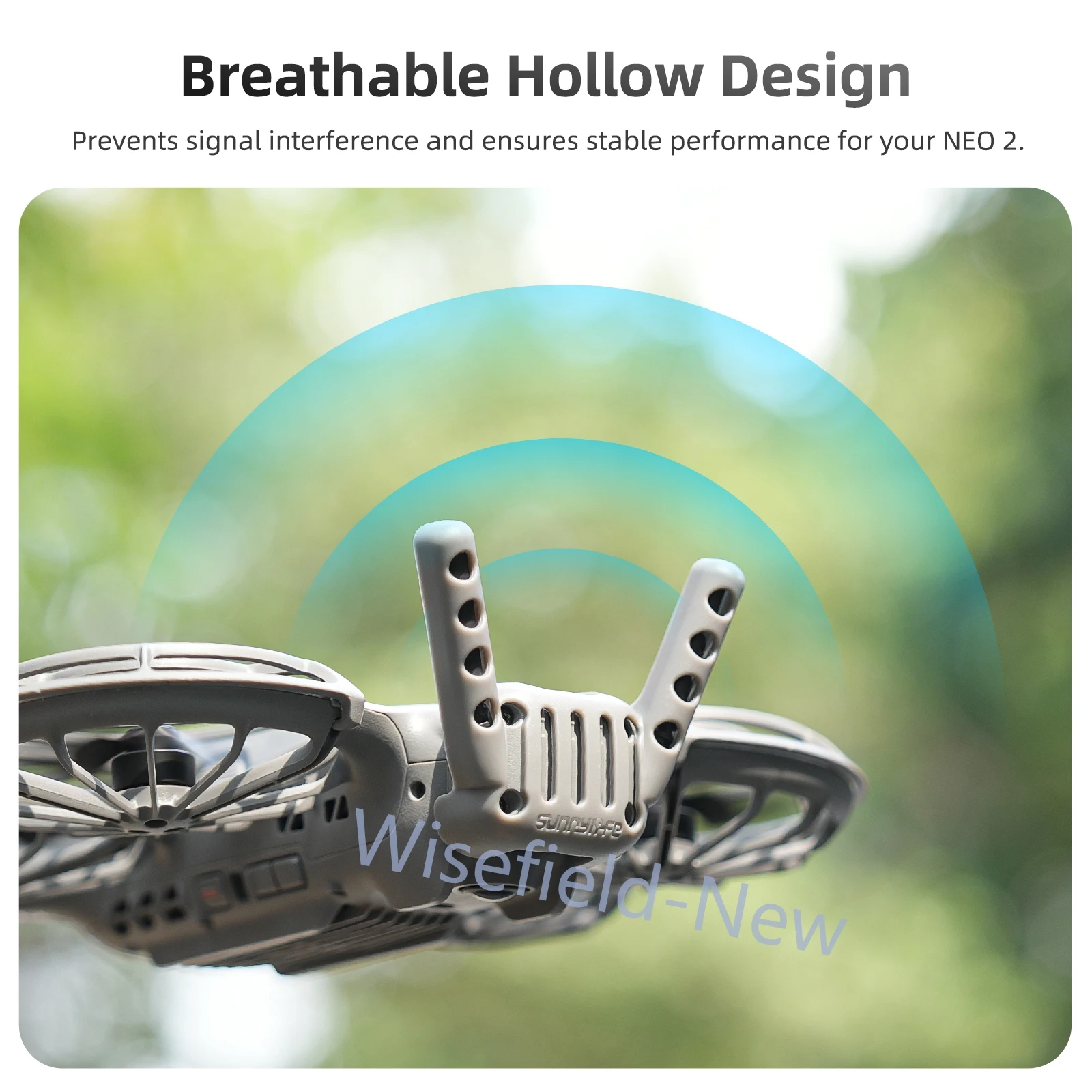 Digital Transceiver Protector For DJI NEO 2 Video Transmission Module Rear Antenna Protective Cover Impact-Resistant Drop-Proof