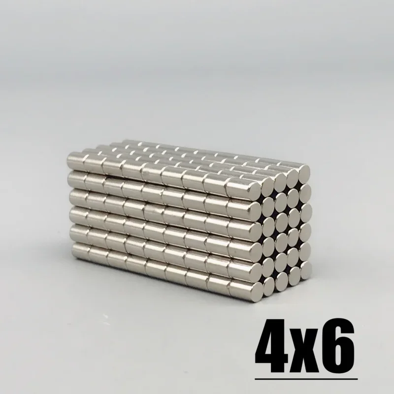 4x6mm Magnet 20-2000pcs Permanent Magnetic Imanes Magnet 4*6mm Magnet Accessory N35 NdfeB Neodymium Fridge Magnets