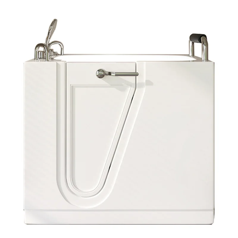 The elderly side door non-slip barrier-free bathtub disabled bath small household walk-in seat mildew-proof
