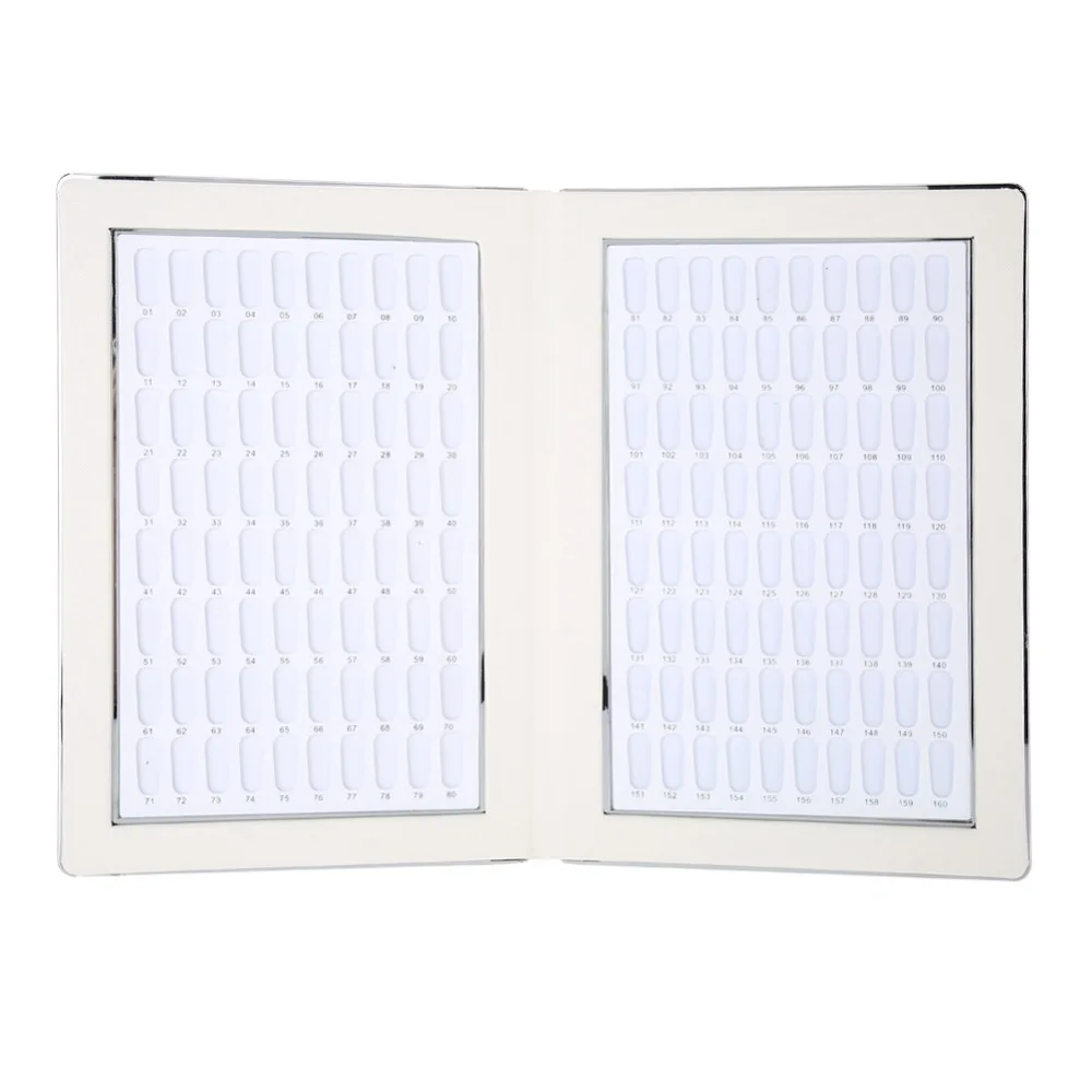 Foldable Nail Color Display Chart Easy Carry Book Nail Polish Display Book Nail Polish Display Rack For Home Manicure