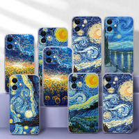 116WES Van Gogh starry night art Soft Case for LG K71 K8 Plus K9 Lite Q510 K92 Q92 Stylo 6 7 V40 V50 V60  G9 X4 Q61 Q60