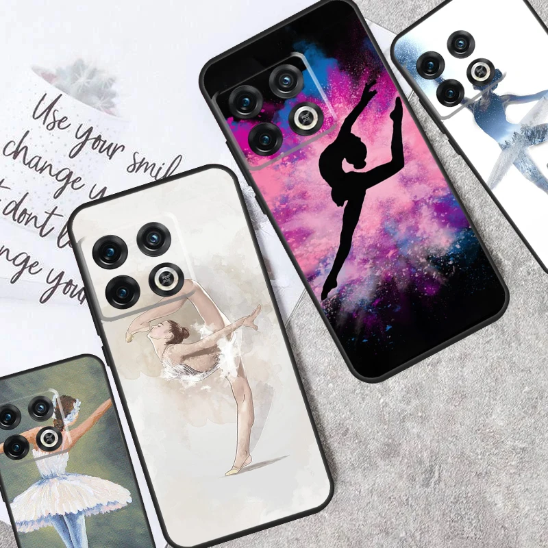 Gymnastics Oil Painting Case For OnePlus Nord 3 2T N30 N20 N10 CE 2 Lite OnePlus 10T 12R 10R 8 9 10 Pro 11 12 Cover