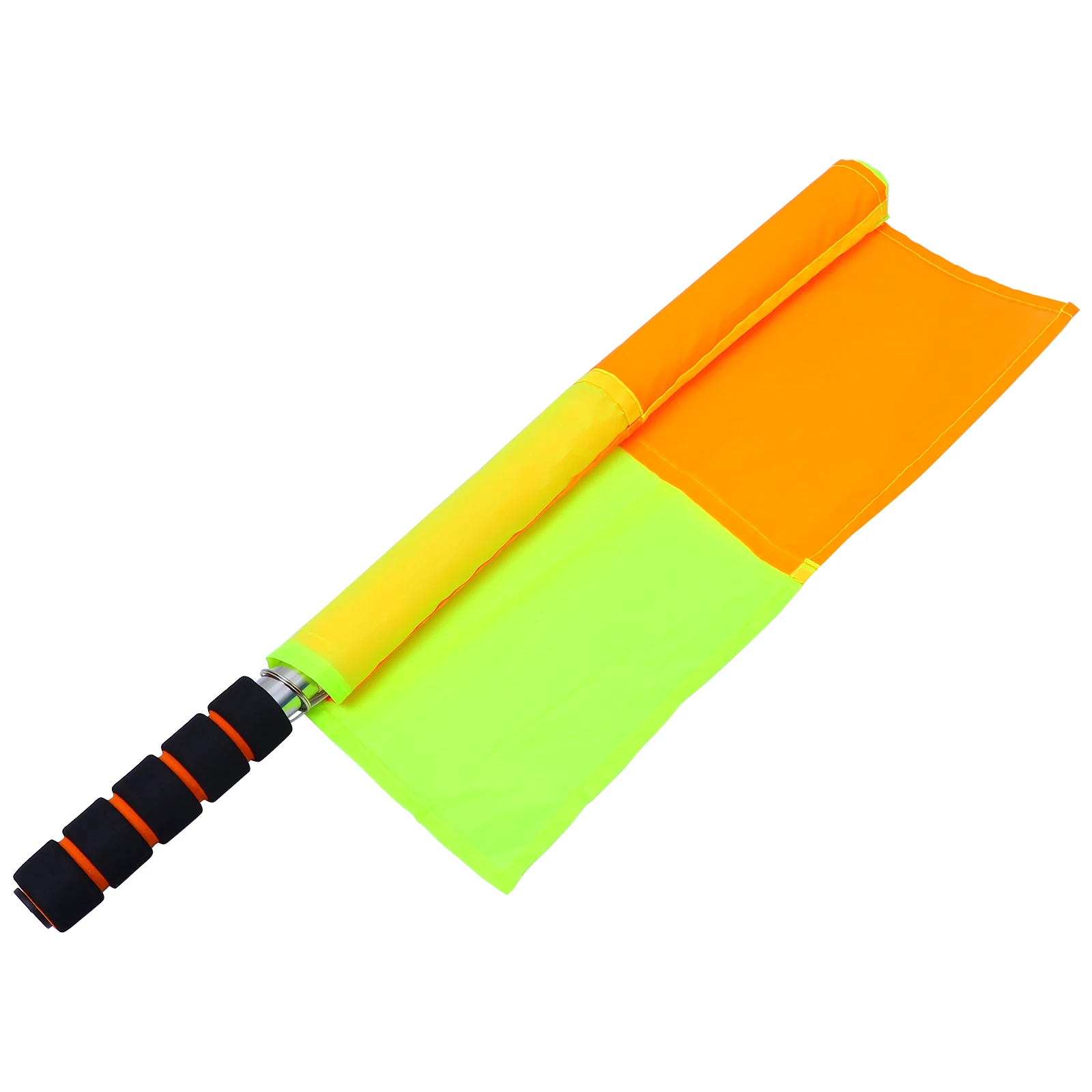 

Referee Flags Durable Lightweight Fabric Bright Color Comfortable Sponge H Waterproof Stainless Steel Pipe Waving Flag Soccer