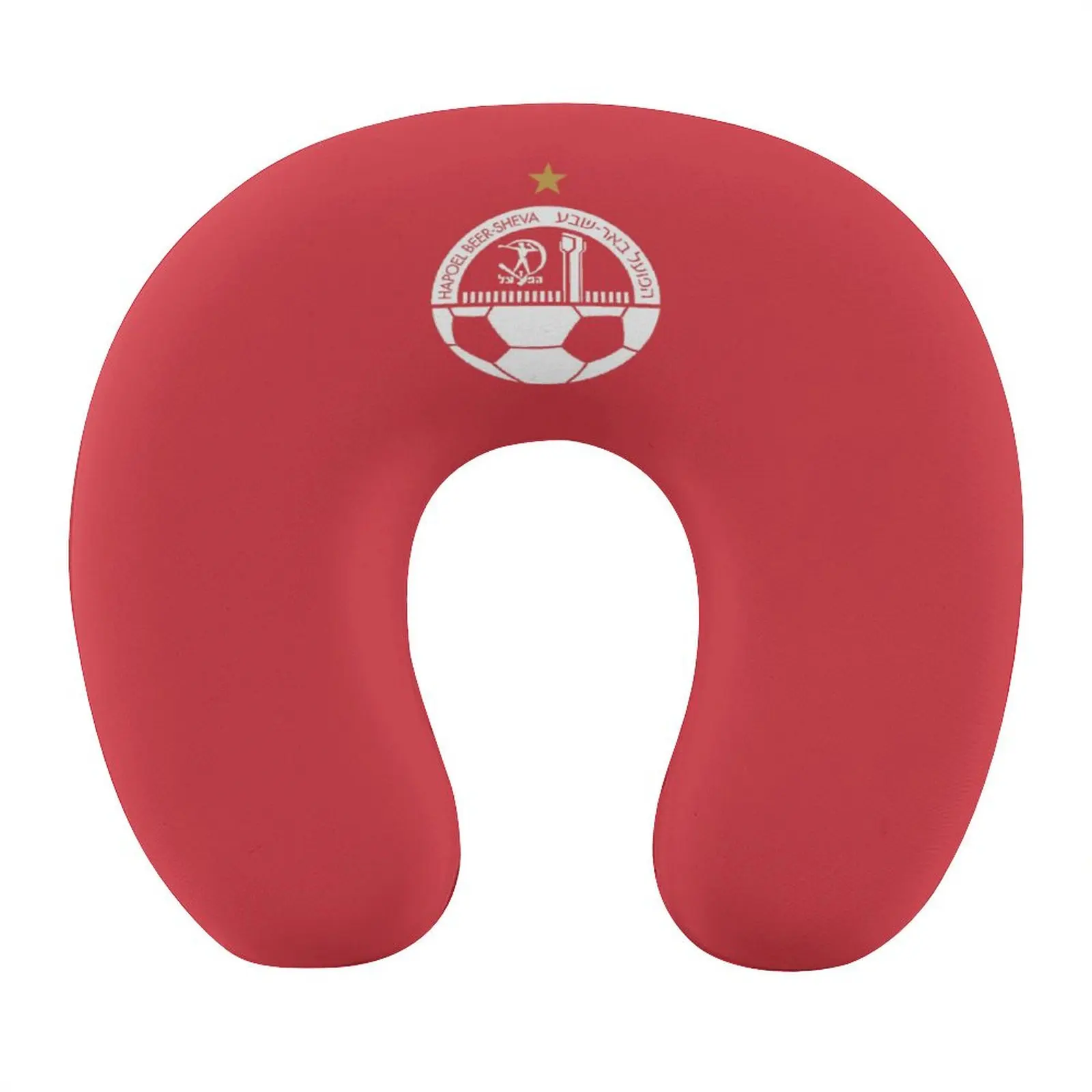 

Israel Hapoel Beer Sheva U-Shape Travel Memory Foam Neck Pillow Portable Cervical Vertebra Airplanes Noon Break Pillow Relax