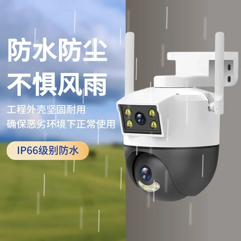 V380 APP 4MP UHD Dual Lens  Full Color Wireless PTZ IP Dome Camera AI Humanoid  Home Security CCTV Baby Monitor